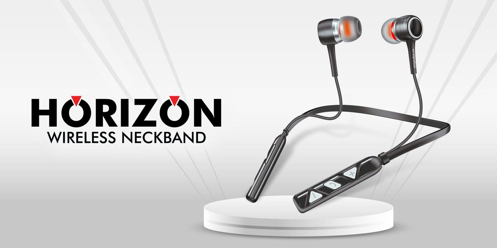Active Neckband Wireless with Microphone, in-Ear Wireless Bluetooth Earphones Neckband Bluetooth 5.0