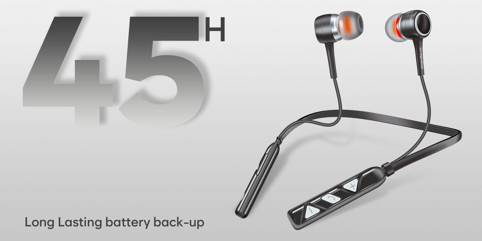 Active Neckband Wireless with Microphone, in-Ear Wireless Bluetooth Earphones Neckband Bluetooth 5.0