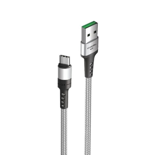 "Type C charging cable" "copper wire charging cable" "fast data transfer cable" "nylon braided USB cable"