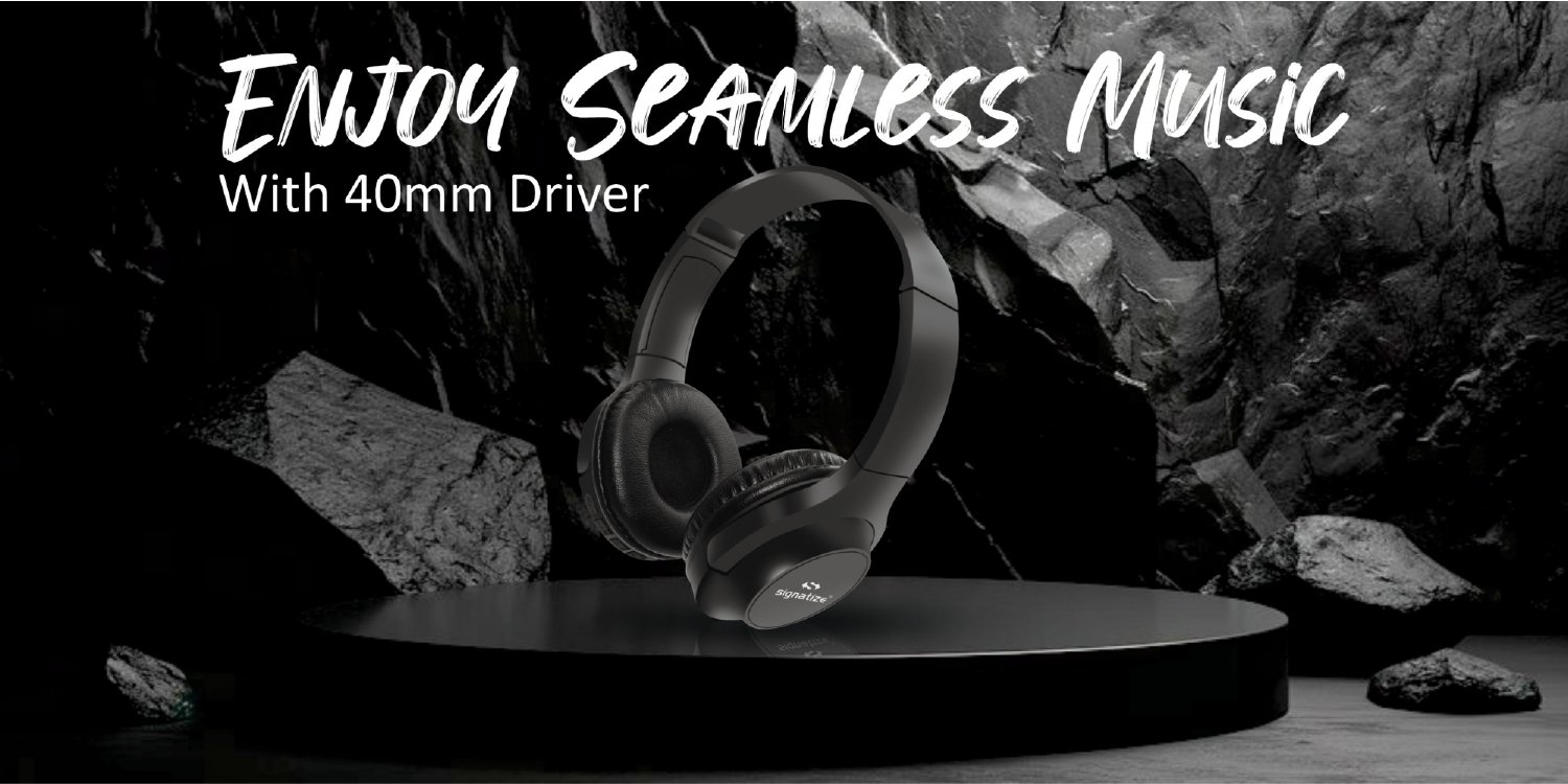 Bluetooth Wireless Over Ear Headphones with Bluetooth Speed Connectivity