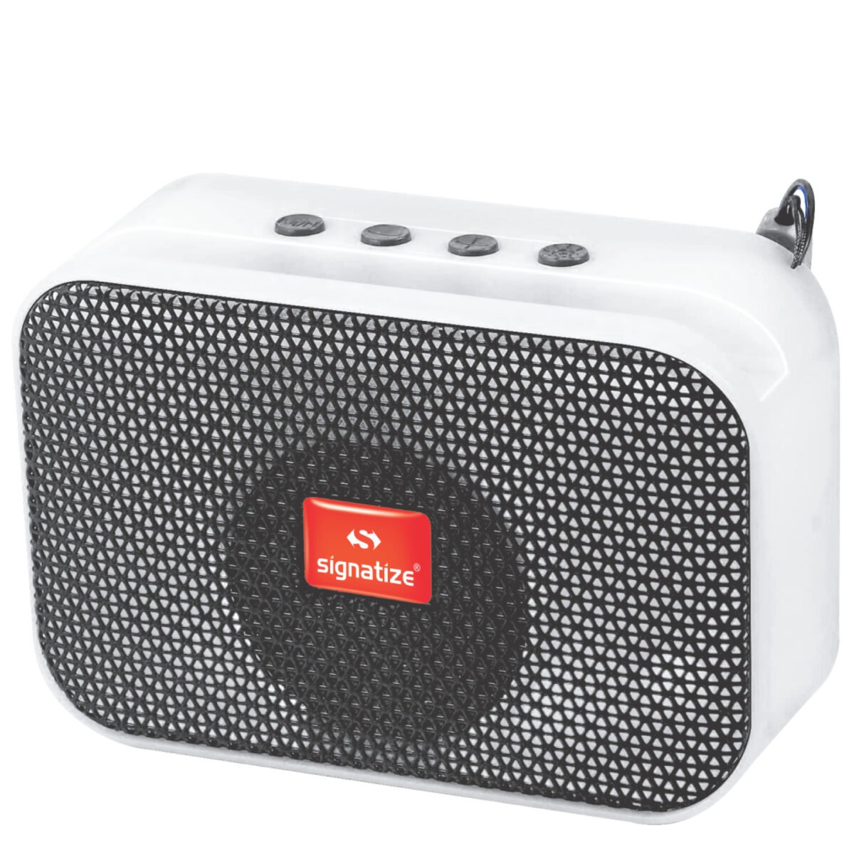 "Boom Portable Bluetooth Speaker with RGB lights glowing", "Mini high bass speaker with phone stand holding smartphone", "Pocket-sized wireless speaker with dynamic LED colors"