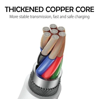 thickened copper core wire for fast charging , fast charging cable for android device