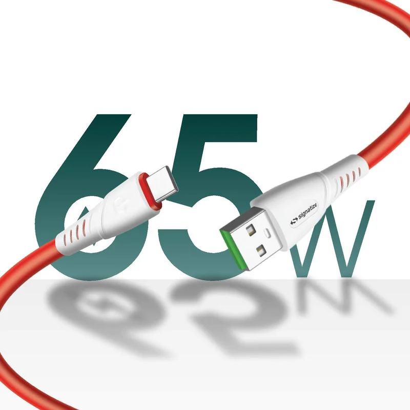 USB C Type fast charging cable , 65 watt fast charging cable with ultra fast data trasnsfer